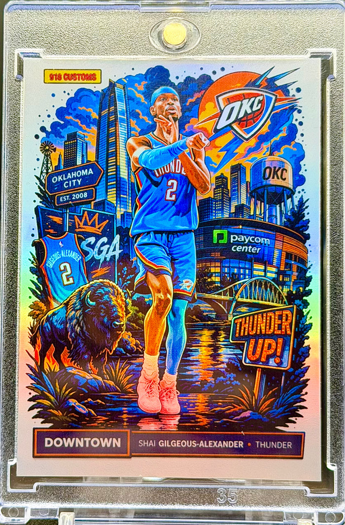 Shai Gilgeous-Alexander Downtown Holographic SP Card
