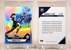 Carnell Tate Tennessee Titans holographic rookie custom card /100 by 918 Customs
