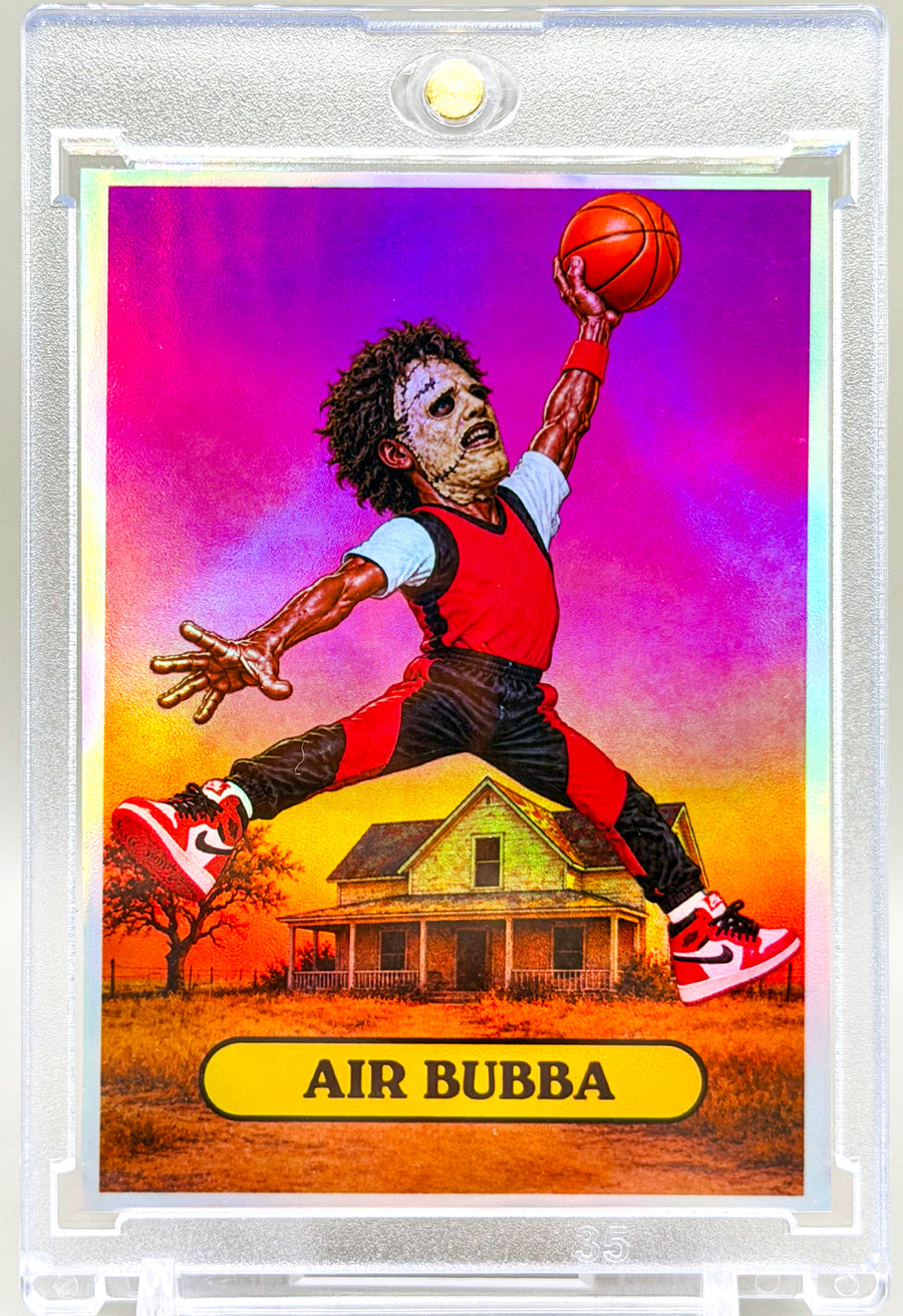 Air Bubba Air Scares Holo Custom Card /25 918 Customs Halloween MJ Collectible