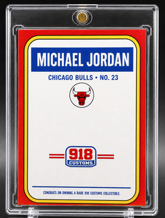 Michael Jordan cracked ice holographic 2-card set alternate view by 918 Customs