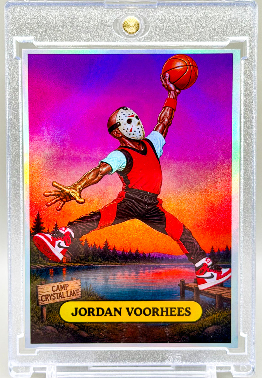 Jordan Voorhees Air Scares Holo Custom Card /25 918 Customs Halloween MJ Collectible