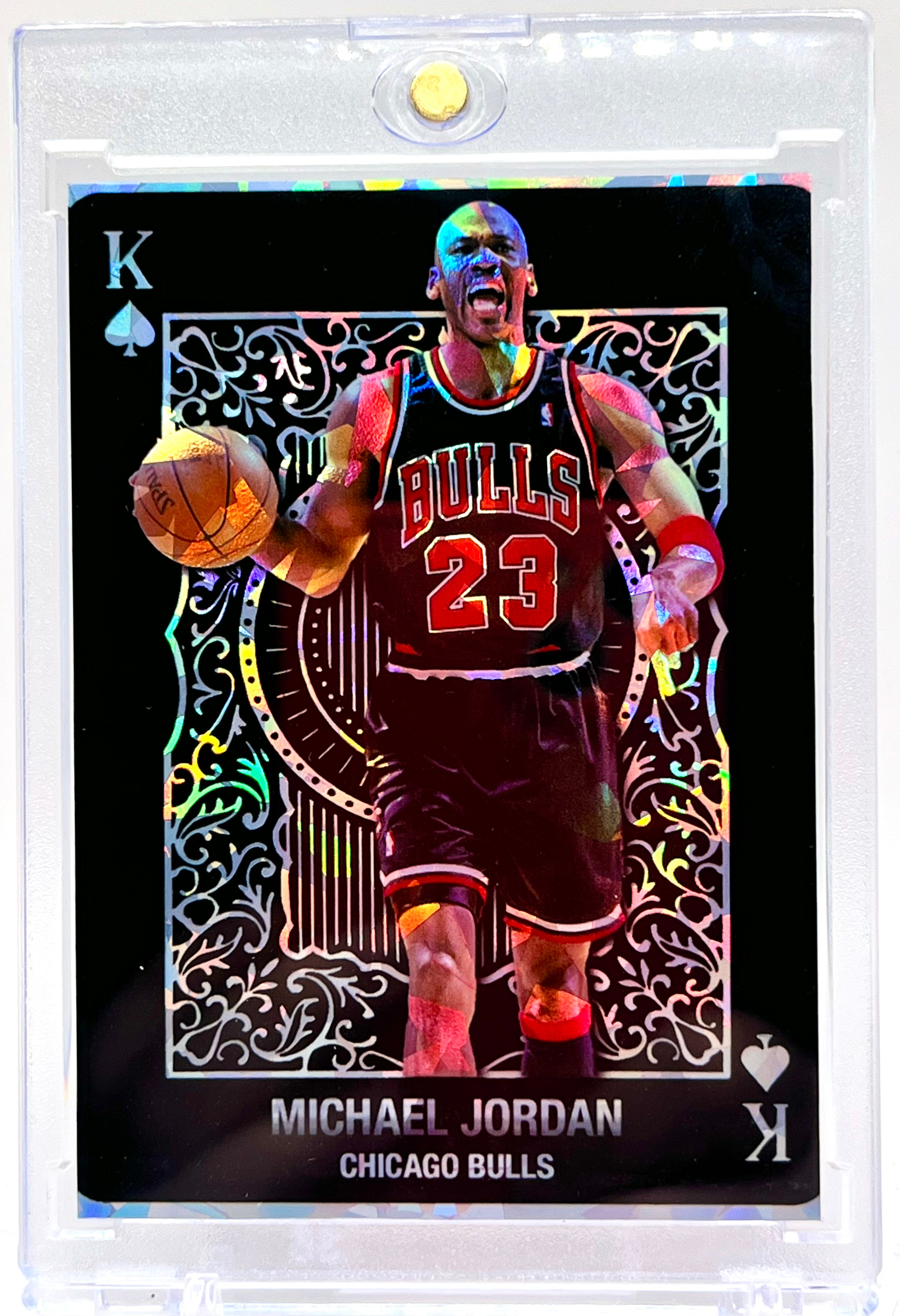 Michael Jordan SP All Kings Custom Cracked Ice Holographic 6 Card Lot | Chicago Bulls Basketball Collectible Cards