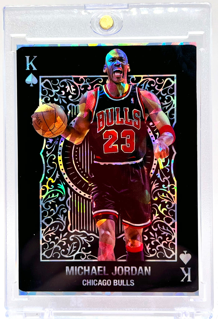 Michael Jordan SP All Kings Custom Cracked Ice Holographic 6 Card Lot | Chicago Bulls Basketball Collectible Cards