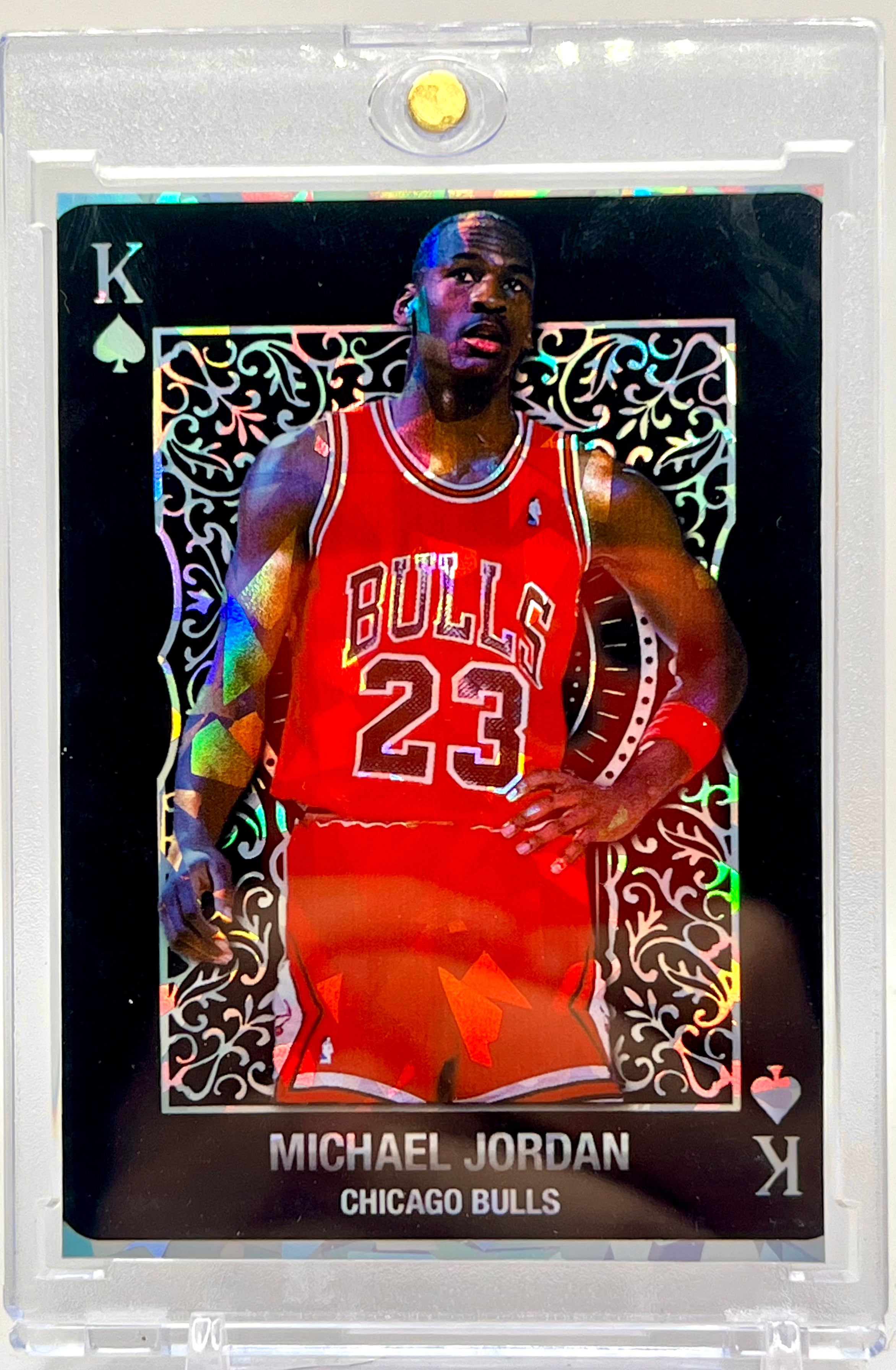Michael Jordan SP All Kings Custom Cracked Ice Holographic 6 Card Lot | Chicago Bulls Basketball Collectible Cards