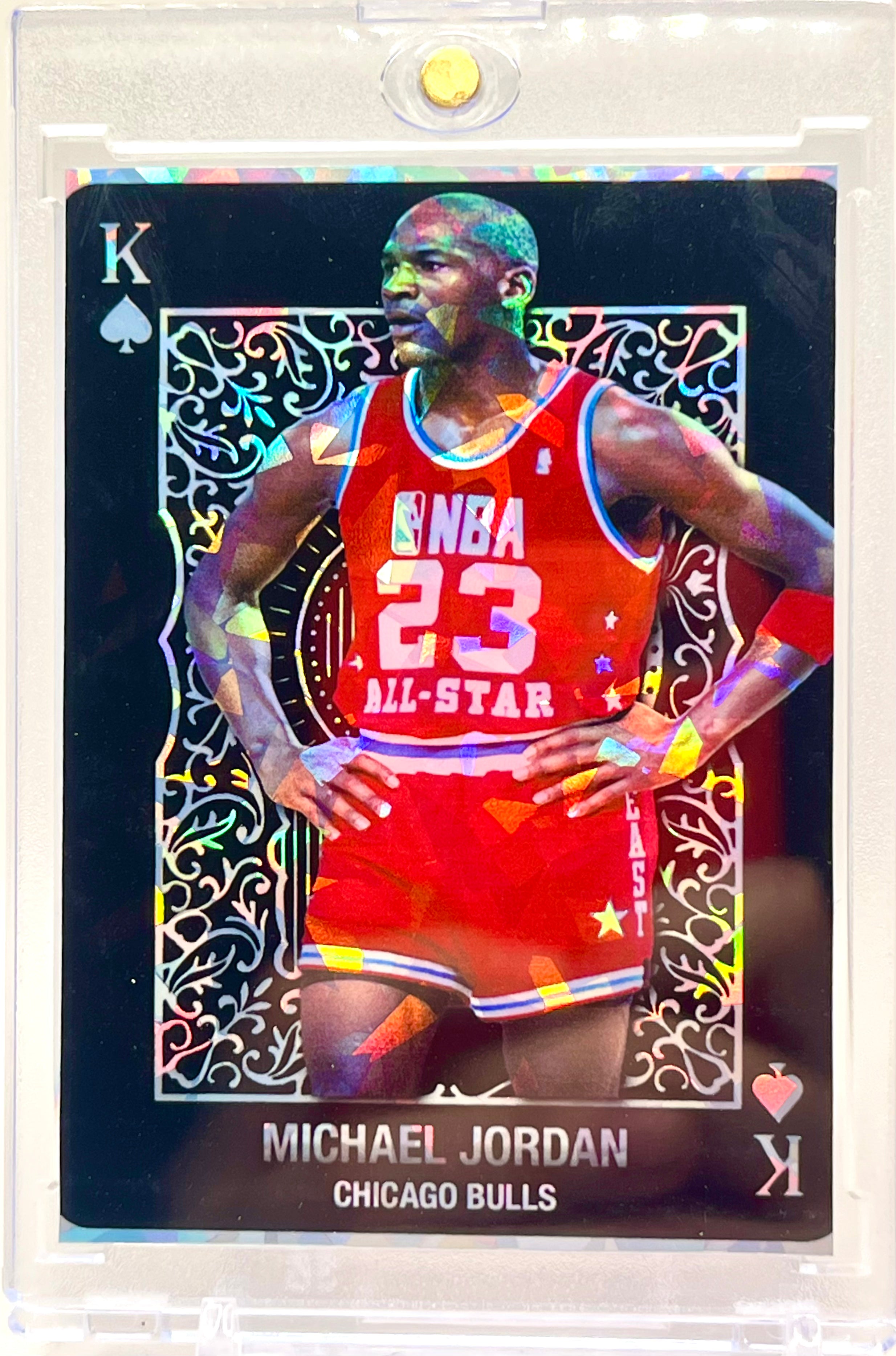 Michael Jordan SP All Kings Custom Cracked Ice Holographic 6 Card Lot | Chicago Bulls Basketball Collectible Cards