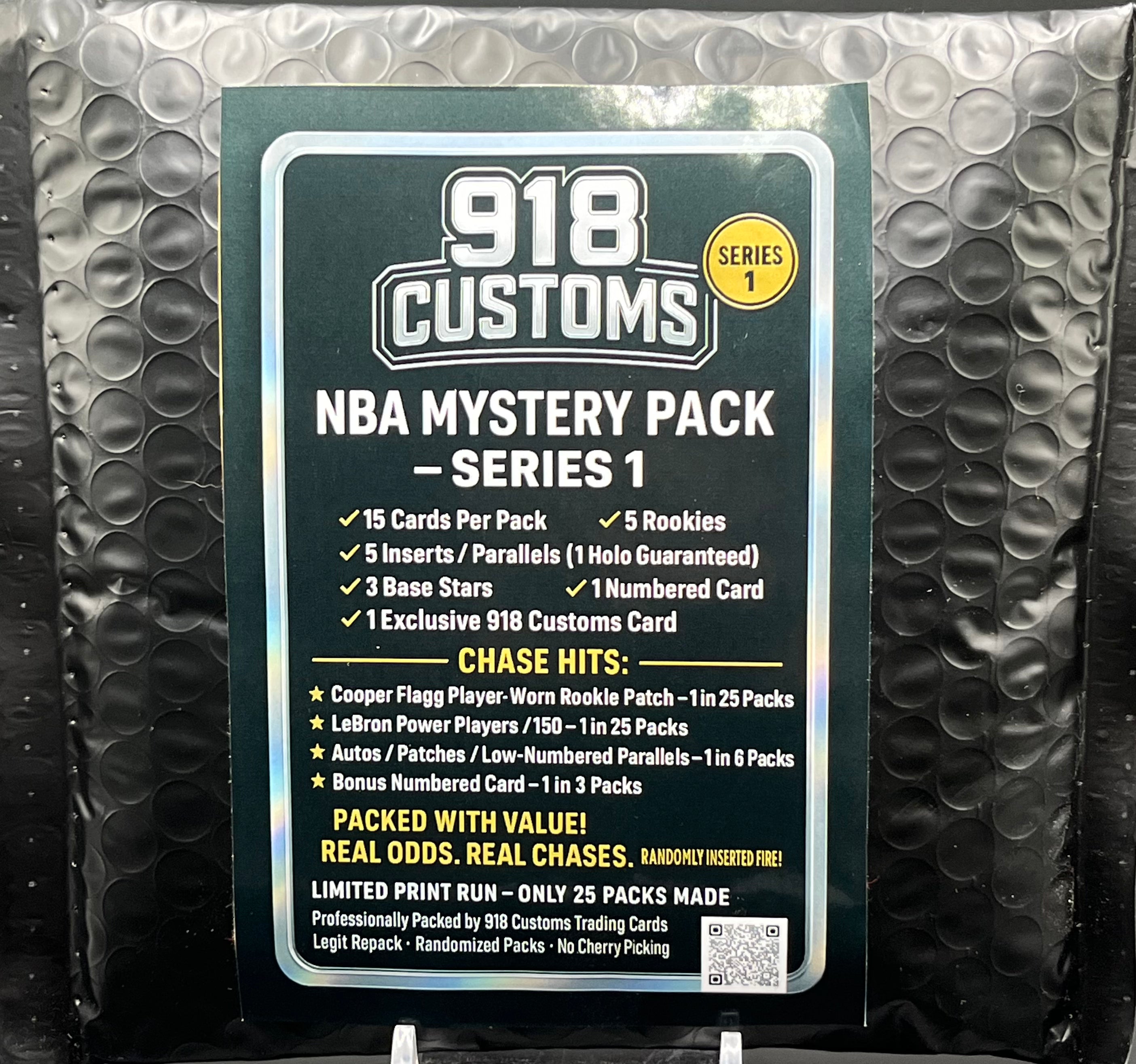 NBA Mystery Pack Series 1 - Chase Patches, Autos, & Numbered Cards | 918 Customs