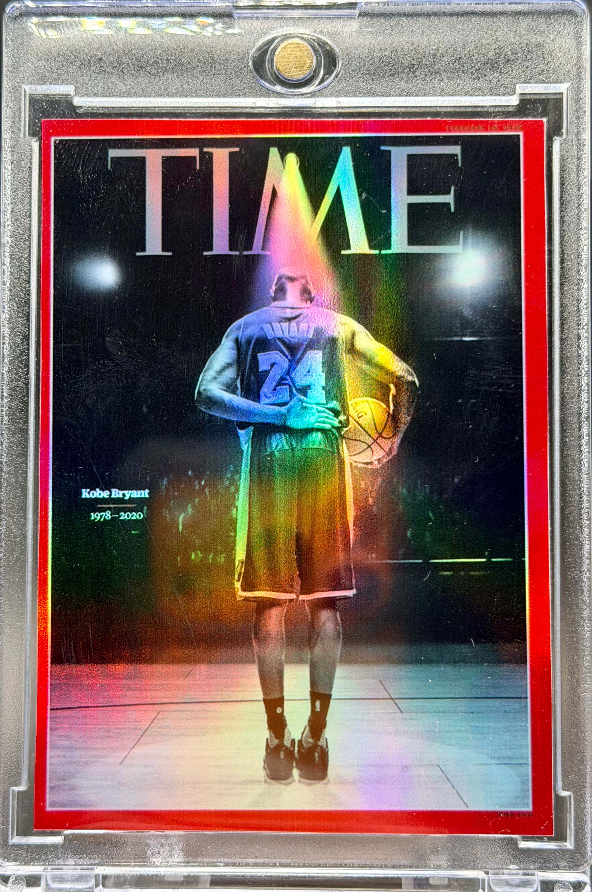 Kobe Bryant Time Cover Holographic SP – Custom NBA Trading Card Exclusive | 918 Customs