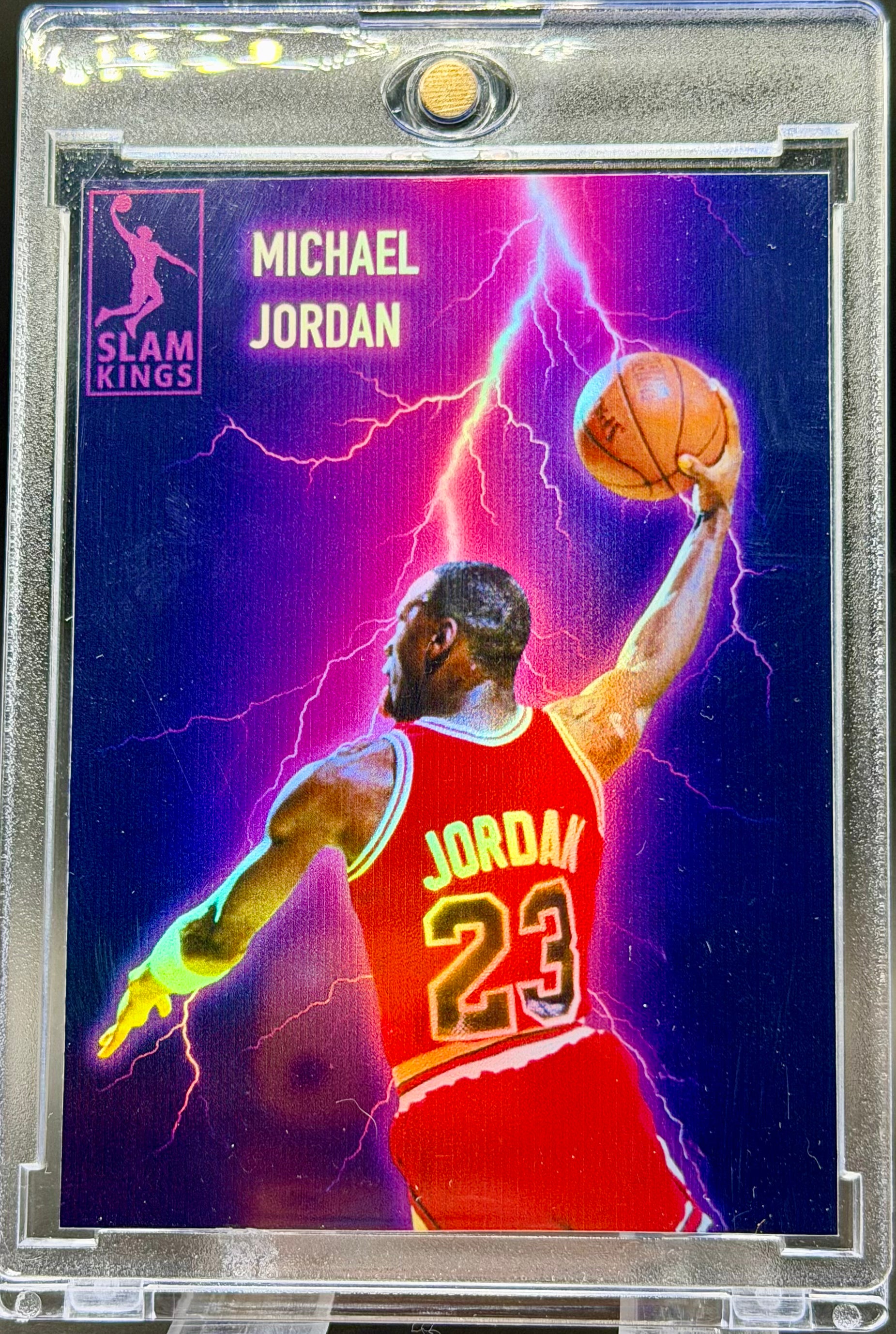 Michael Jordan Slam Kings Holographic Card Lot (3 Cards) – Custom NBA Trading Cards | 918 Customs