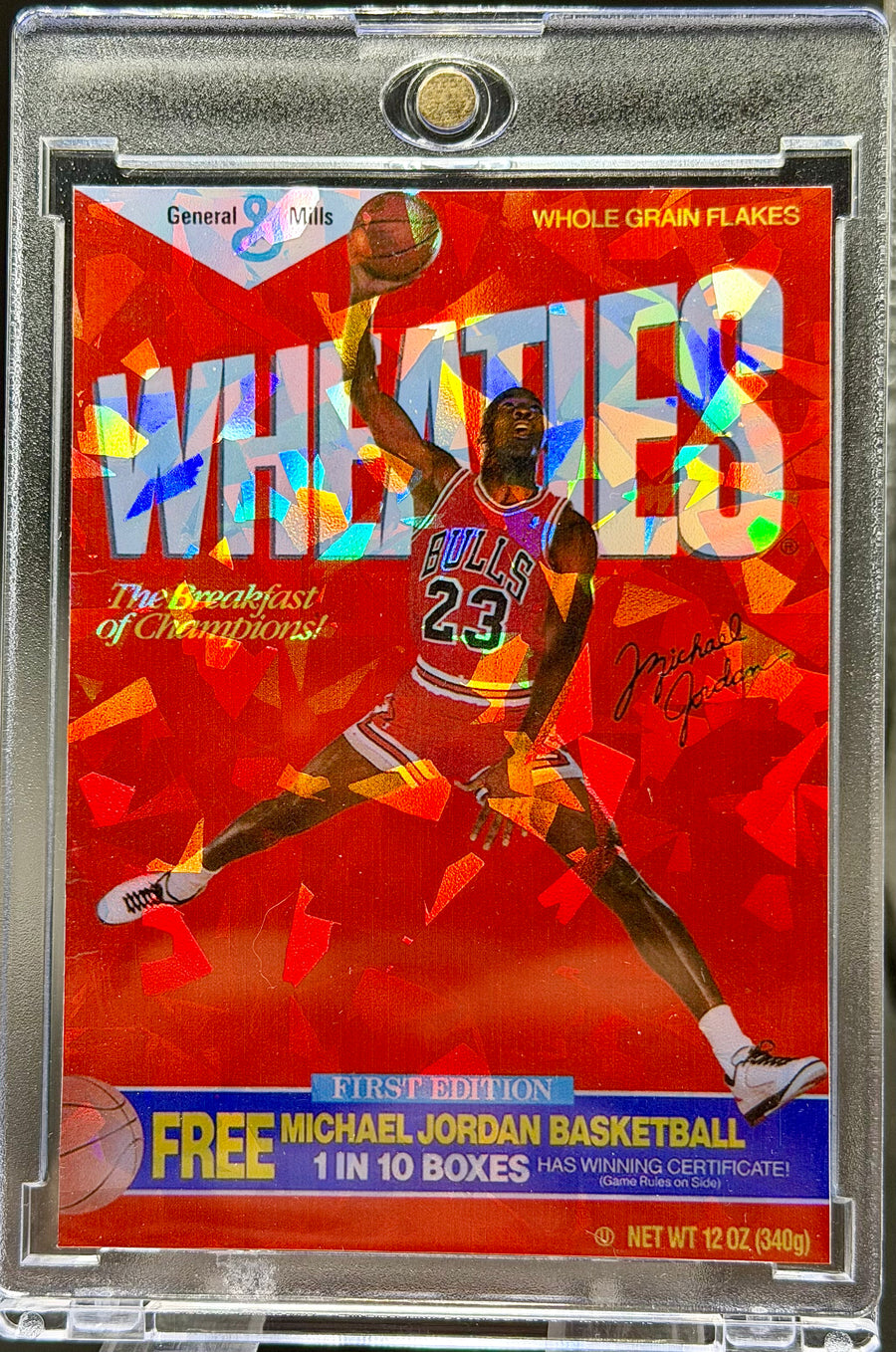 Michael Jordan 90s Wheaties Holographic Custom 6 Card Lot | Limited Edition MJ Basketball Collectibles