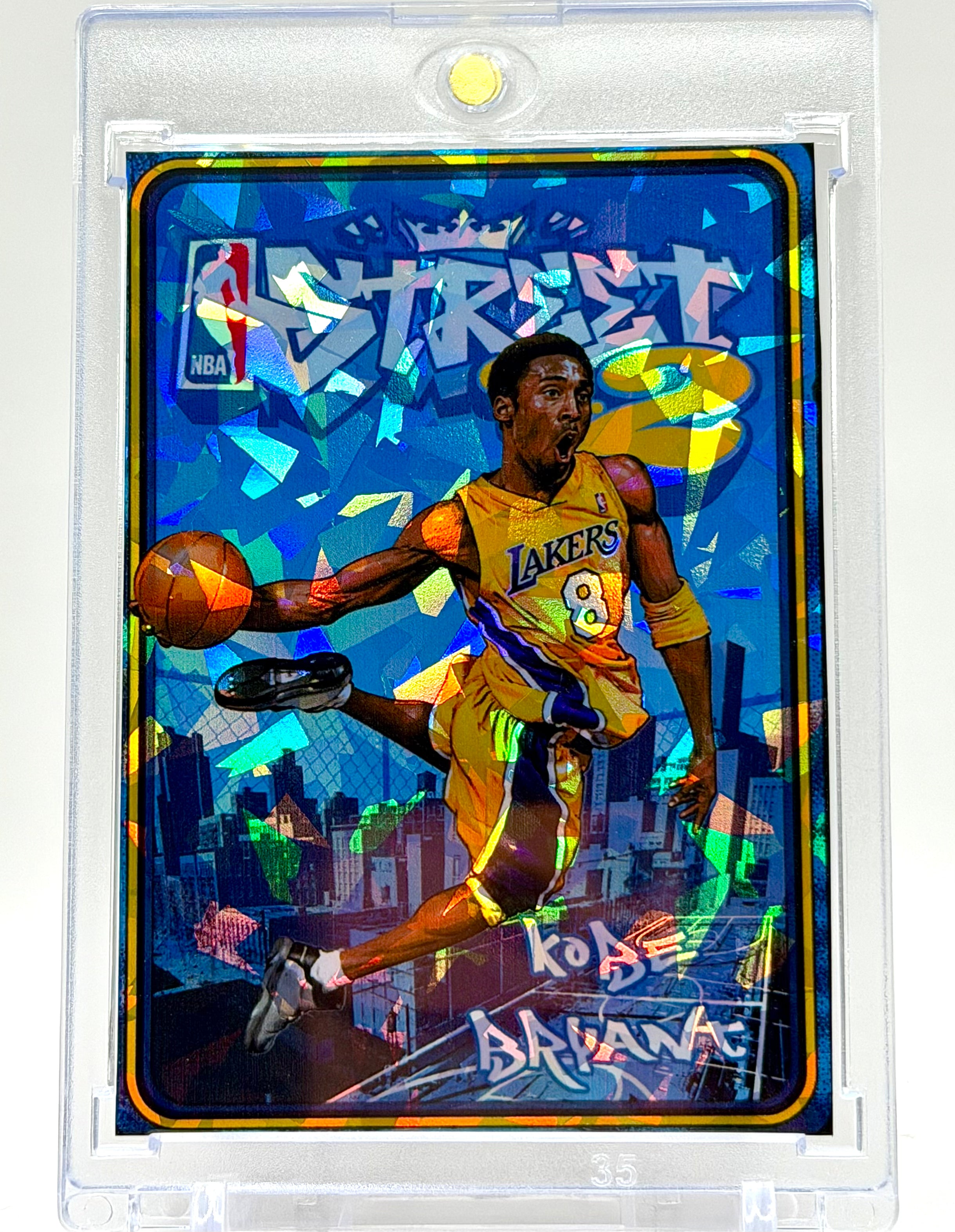 Kobe Bryant NBA Street Vol. 2 Holographic Ice SP Card – Los Angeles Lakers Streetball Video Game Style – 918 Customs Limited Edition Collectible