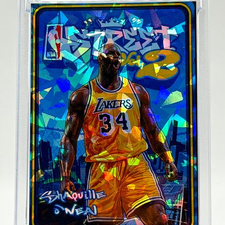 Shaquille O’Neal NBA Street Vol. 2 Holographic Ice SP Card – Los Angeles Lakers Streetball Video Game Style – 918 Customs Limited Edition Collectible