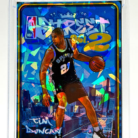 Tim Duncan NBA Street Vol. 2 Holographic Ice SP Card – San Antonio Spurs Streetball Video Game Style – 918 Customs Limited Edition Collectible