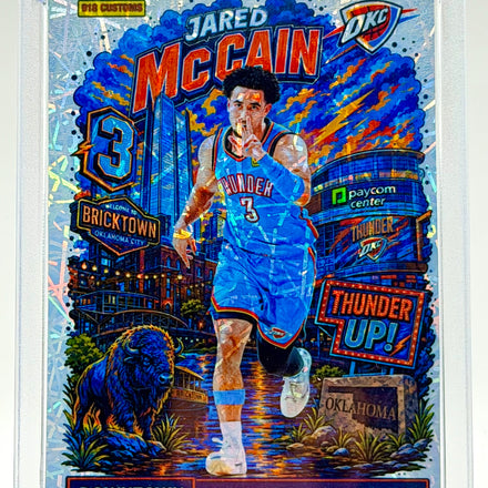 Jared McCain Downtown Lasers Holographic SP Custom Card – Oklahoma City Thunder Premium Holo Insert – 918 Customs Limited Edition Collectible
