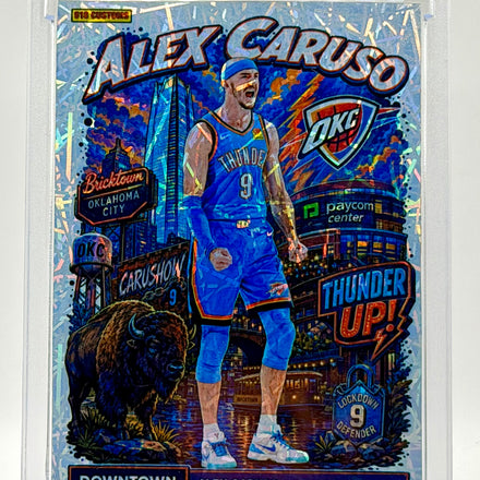 Alex Caruso Downtown Lasers Holographic SP Custom Card – Oklahoma City Thunder Premium Holo Insert – 918 Customs Limited Edition Collectible