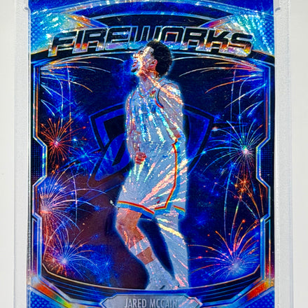 Jared McCain “Fireworks” Holographic SP Custom Card – Oklahoma City Thunder Premium Holo Insert – 918 Customs Limited Edition Collectible