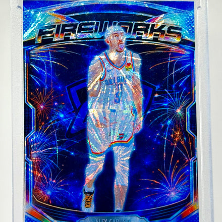 Alex Caruso “Fireworks” Holographic SP Custom Card – Oklahoma City Thunder Premium Holo Insert – 918 Customs Limited Edition Collectible