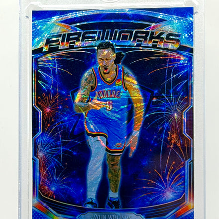 Jaylin Williams “Fireworks” Holographic SP Custom Card – Oklahoma City Thunder Premium Holo Insert – 918 Customs Limited Edition Collectible