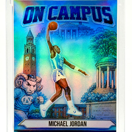 Michael Jordan North Carolina Tar Heels On Campus Holographic Card – Limited Edition Custom UNC Collectible – 918 Customs