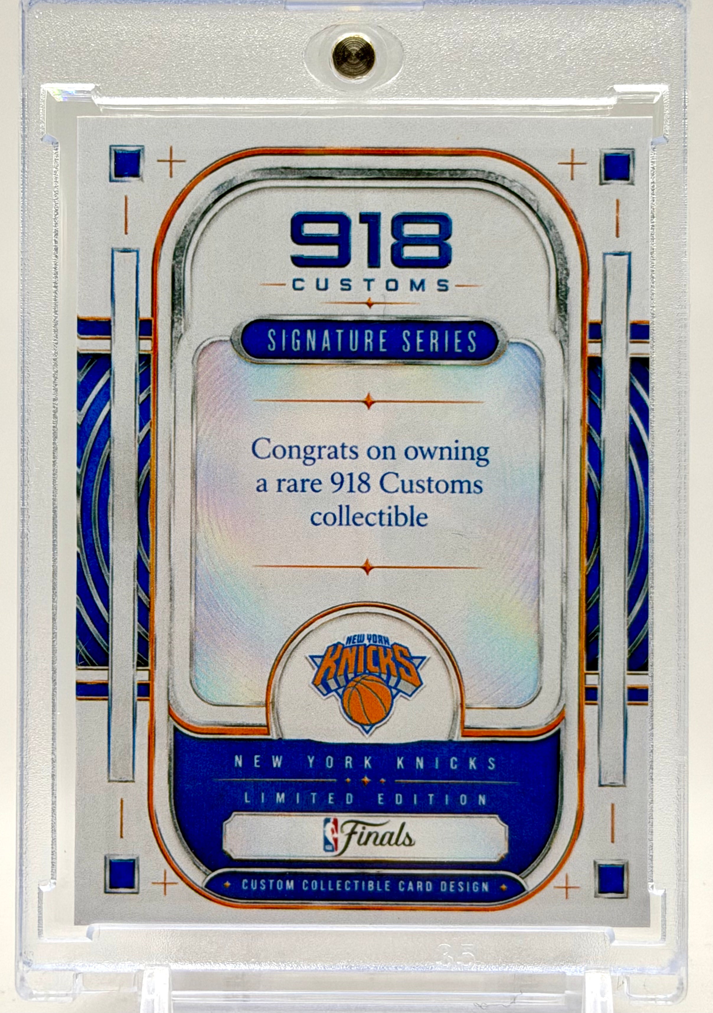 New York Knicks Starting 5 Signature Series Custom Holographic 5-Card Set – Limited Edition Finals Run Collectible