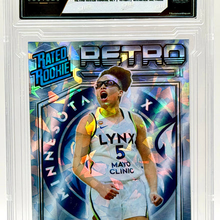 Olivia Miles Retro Rated Rookie Cracked Ice Holo Slabbed Card – 918 Customs