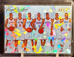 Russell Westbrook OKC's MVP Cracked Ice Holographic Card – Limited Edition Short Print /25 Custom Holo Collectible – 918 Customs