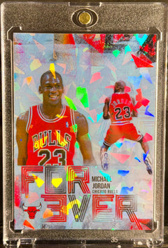Michael Jordan “Forever” 5-Card Custom Set – Cracked Ice Holo Limited Edition