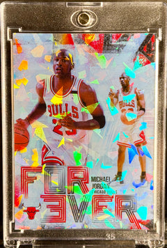 Michael Jordan “Forever” 5-Card Custom Set – Cracked Ice Holo Limited Edition