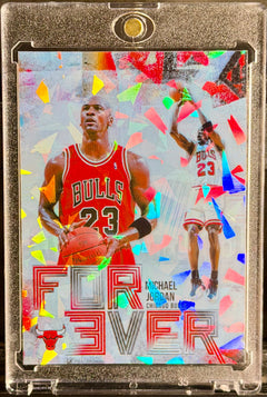 Michael Jordan “Forever” 5-Card Custom Set – Cracked Ice Holo Limited Edition
