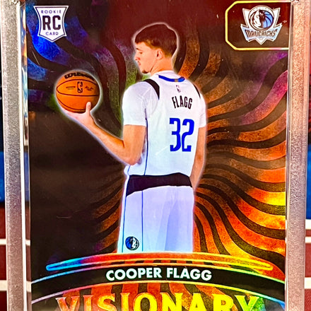Cooper Flagg SP Visionary Custom Holographic Rookie Card | Dallas Mavericks Limited Edition Collectible