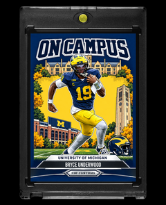 Bryce Underwood Michigan Wolverines On Campus Holographic SP Custom Card – 918 Customs Collectible