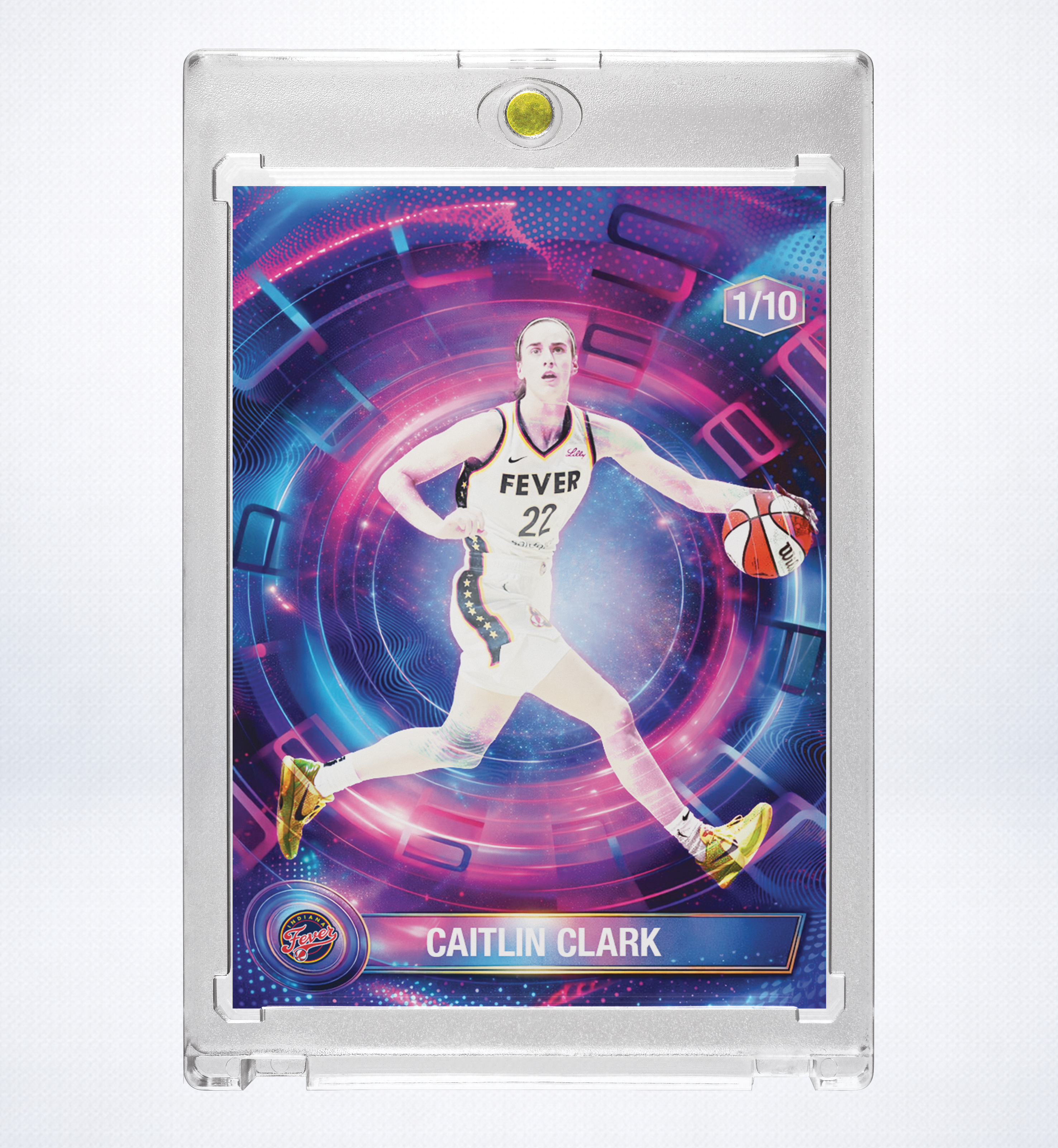 Caitlin Clark Holographic Vortex SP 1/10 Limited Edition Card | Indiana Fever Collectible