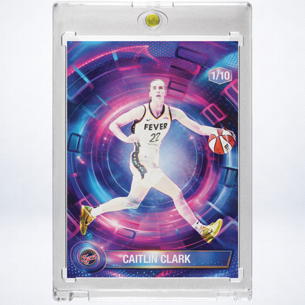 Caitlin Clark Holographic Vortex SP 1/10 Limited Edition Card | Indiana Fever Collectible