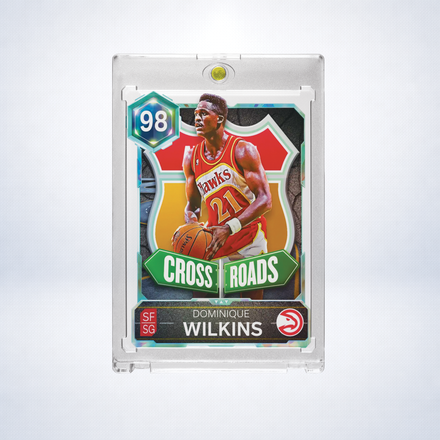 Dominique Wilkins Atlanta Hawks Crossroads Custom Holographic Short Print (SP) Collectible Trading Card