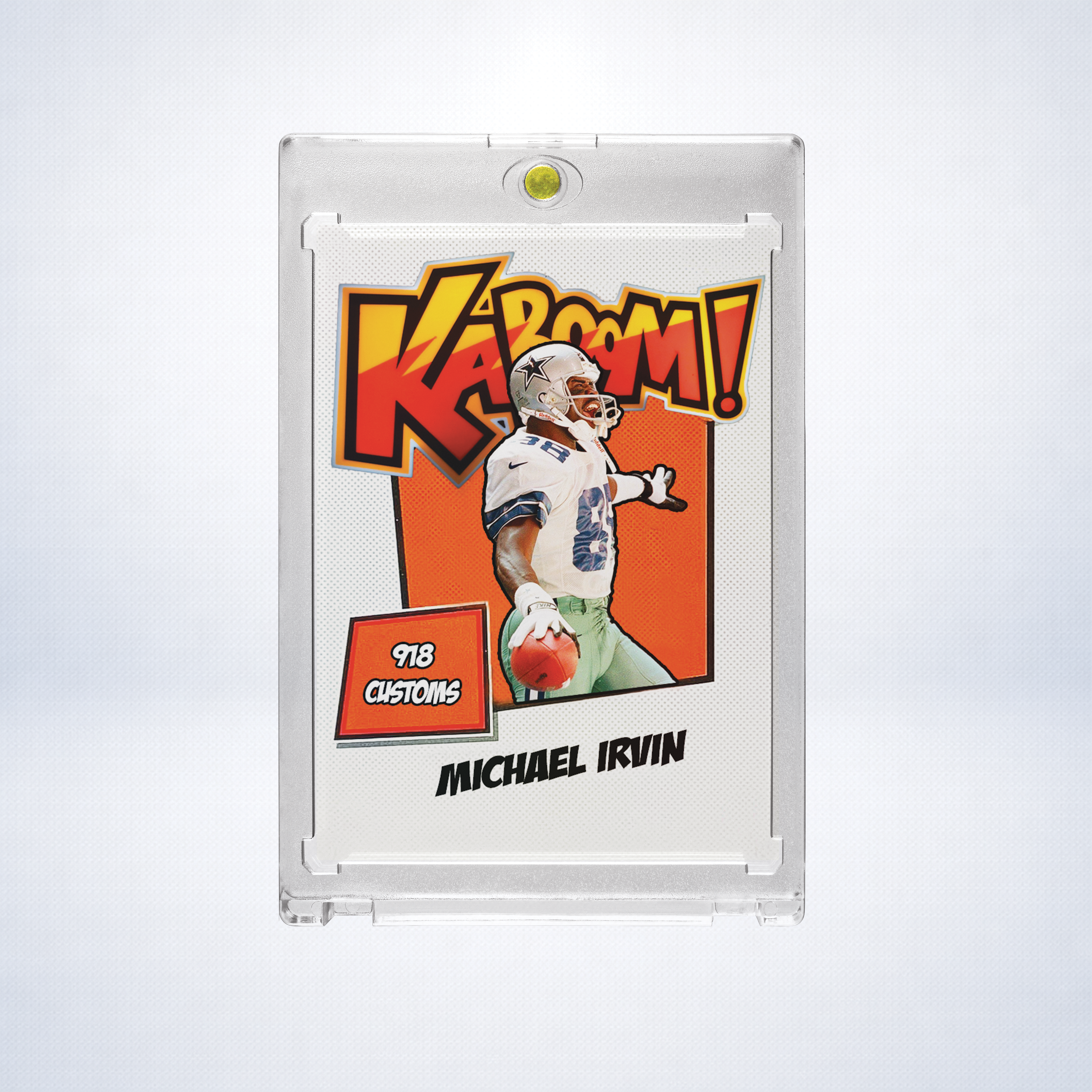 Michael Irvin Custom Kaboom Style Holographic 3 Card Lot | Dallas Cowboys SSP Insert Set