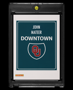 John Mateer Oklahoma Sooners On Campus Holographic Custom Card – 918 Customs Collectible