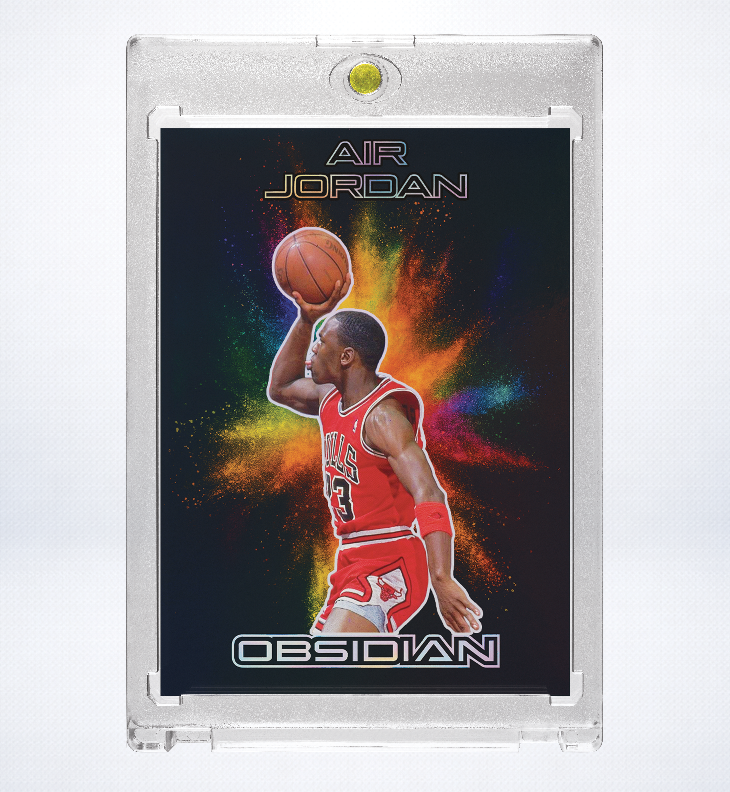 Michael Jordan Custom Color Blast Holographic SP Insert 10 Card Lot | Basketball Collectible Set