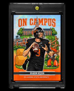 Brandon Weeden Oklahoma State Cowboys On Campus Holographic SP Custom Card – 918 Customs Collectible